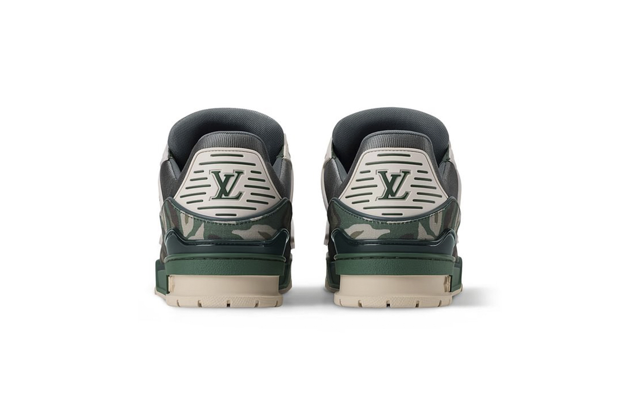 Louis Vuitton Trainer Camouflage Green 1AIKP0