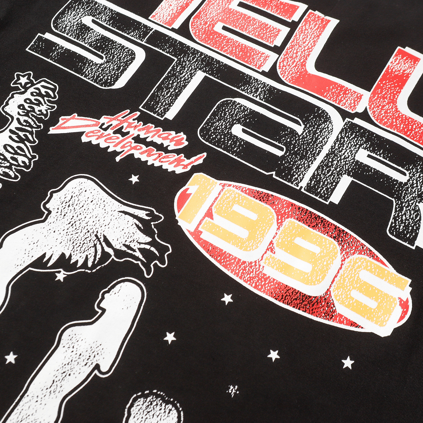 Hellstar 1996 Long-Sleeve T-Shirt D3233 Black/White
