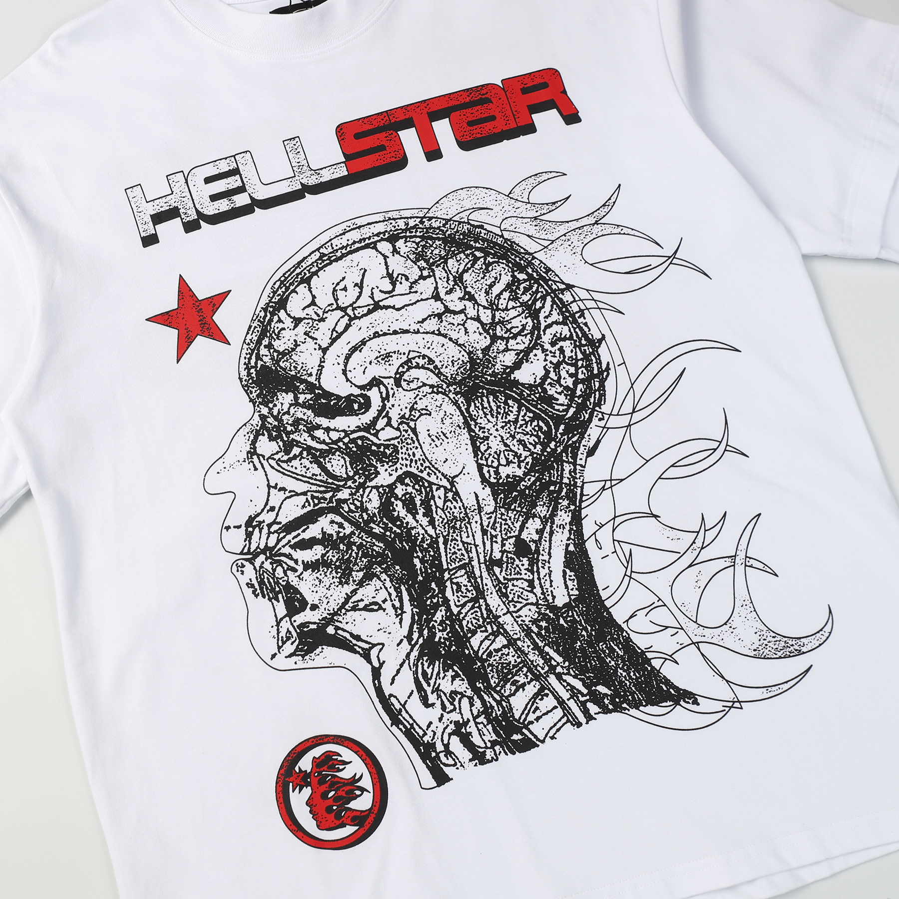 Hellstar 1996 Long-Sleeve T-Shirt D3233 Black/White