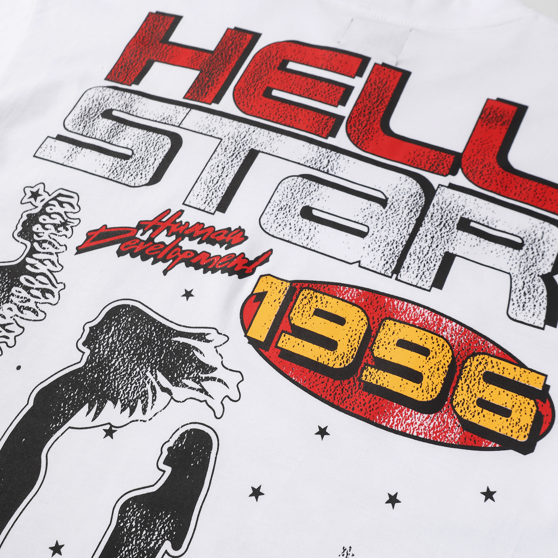 Hellstar 1996 Long-Sleeve T-Shirt D3233 Black/White