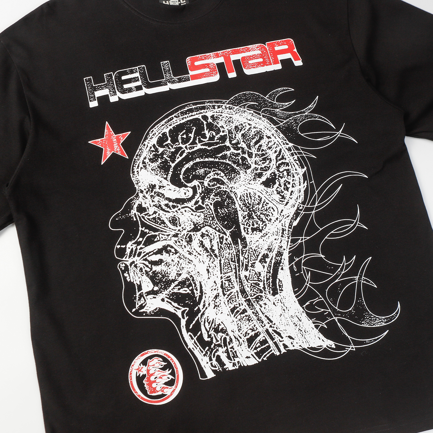Hellstar 1996 Long-Sleeve T-Shirt D3233 Black/White