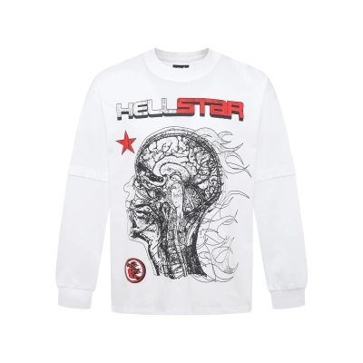 Hellstar 1996 Long-Sleeve T-Shirt D3233 Black/White 02