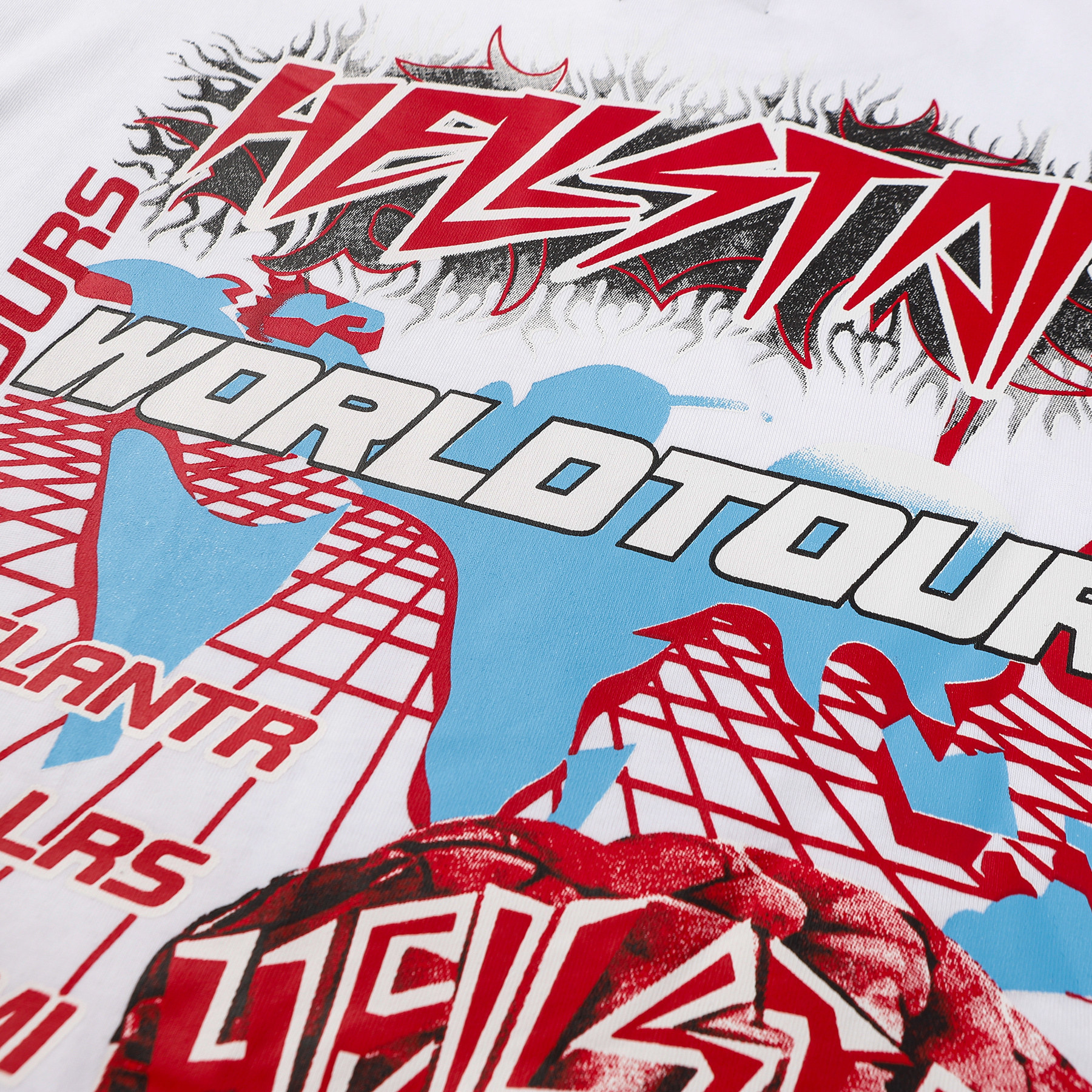 Hellstar ‘Brain’ Long-Sleeve T-Shirt D3236 Black/White