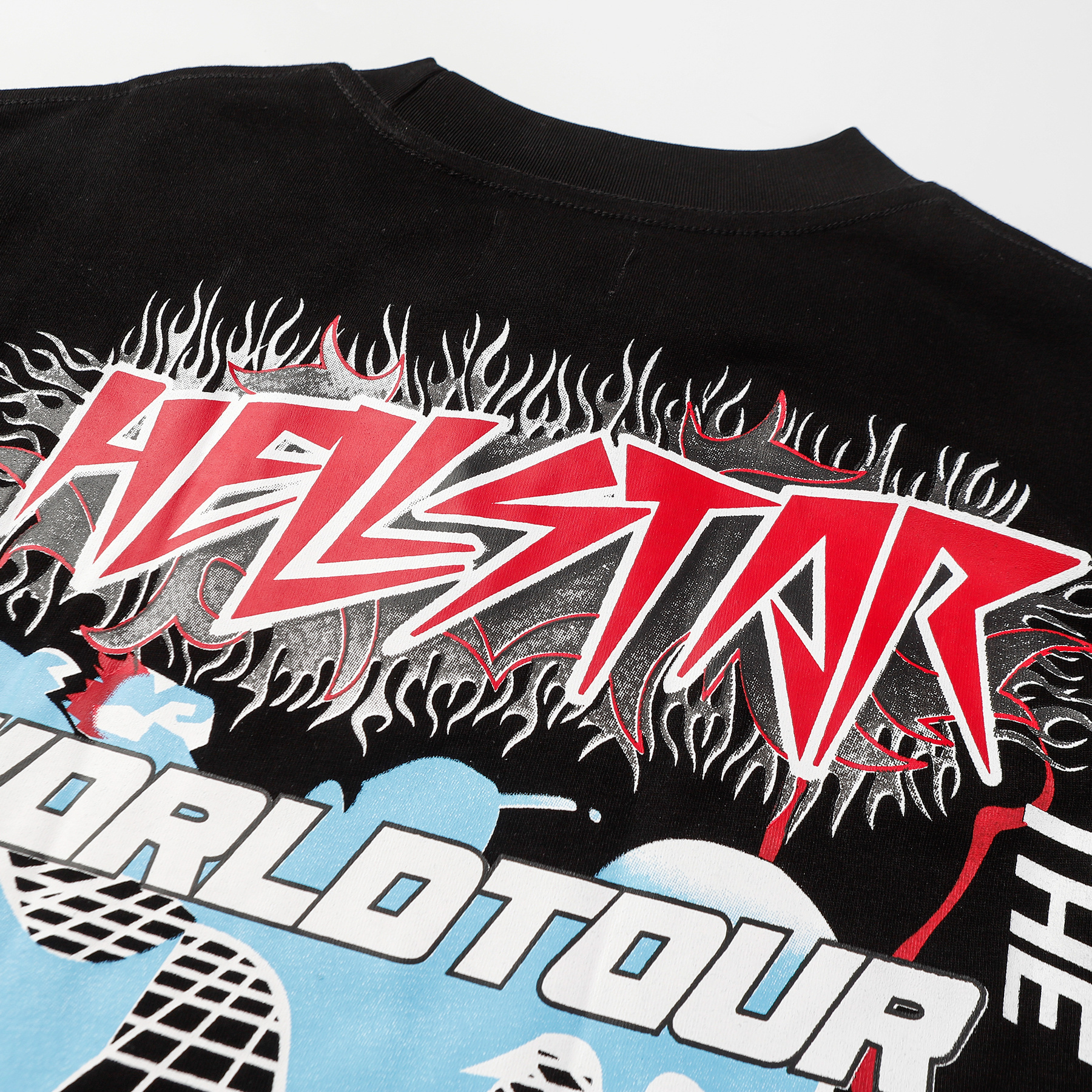 Hellstar ‘Brain’ Long-Sleeve T-Shirt D3236 Black/White