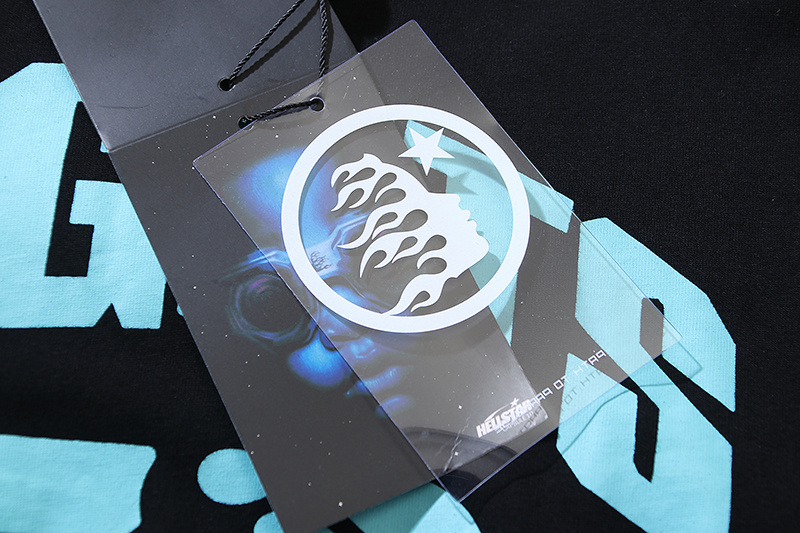 Hellstar 'No Guts No Glory' Long Sleeve T-Shirt #659 Black Blue 