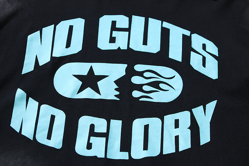 Hellstar 'No Guts No Glory' Long Sleeve T-Shirt #659 Black Blue 