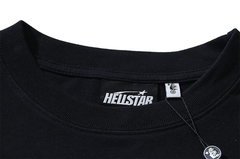 Hellstar 'No Guts No Glory' Long Sleeve T-Shirt #659 Black Blue 