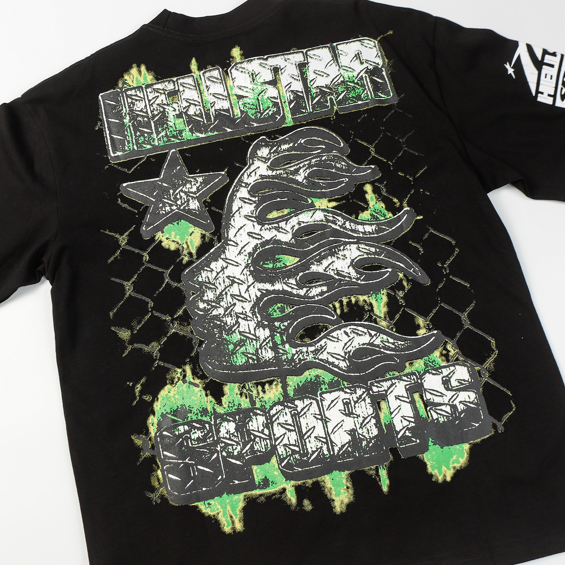 Hellstar ‘War Ready’ Long-Sleeve T-Shirt D3235 Black/White