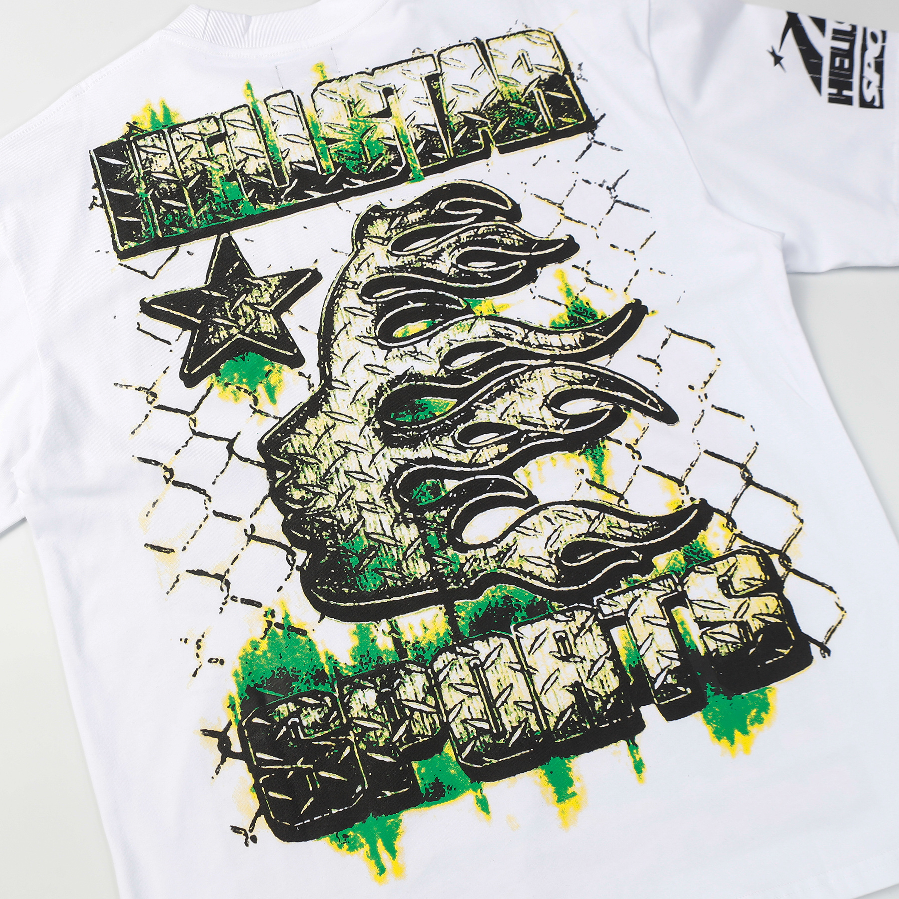 Hellstar ‘War Ready’ Long-Sleeve T-Shirt D3235 Black/White