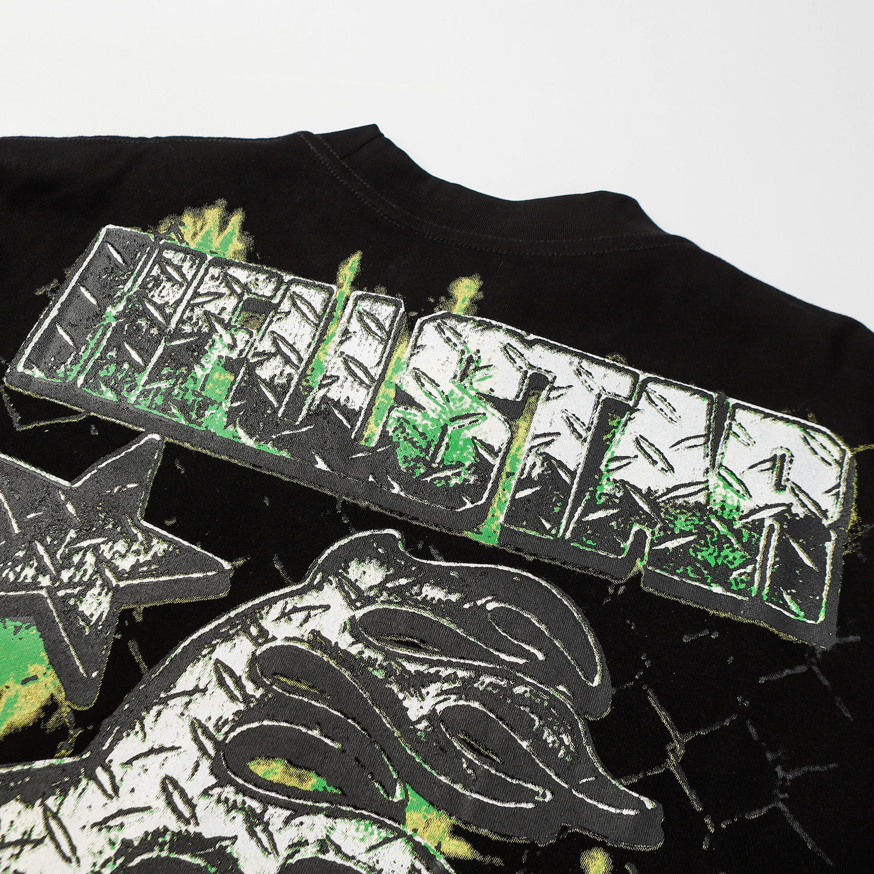 Hellstar ‘War Ready’ Long-Sleeve T-Shirt D3235 Black/White