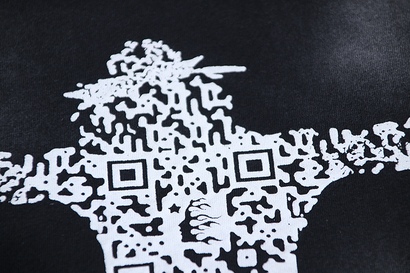 Hellstar Christ Long-Sleeve T-Shirt #652 Washed Black