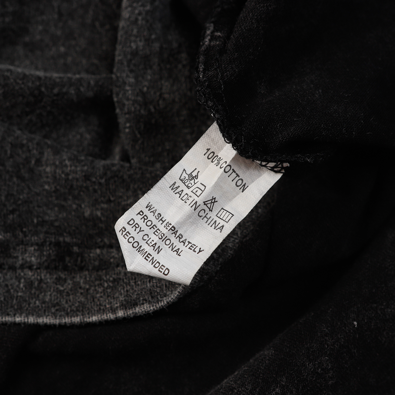 Hellstar Christ Long-Sleeve Washed Black T-Shirt D3102 Old Brick Red