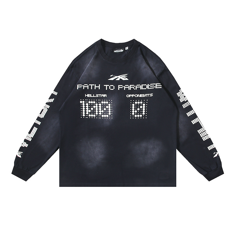 Hellstar Scoreboard Long-Sleeve T-Shirt #650 Black
