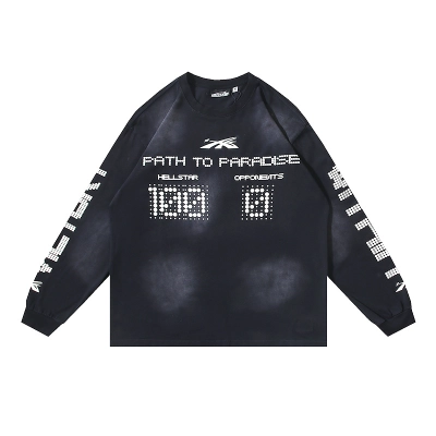 Hellstar Scoreboard Long-Sleeve T-Shirt #650 Black 01