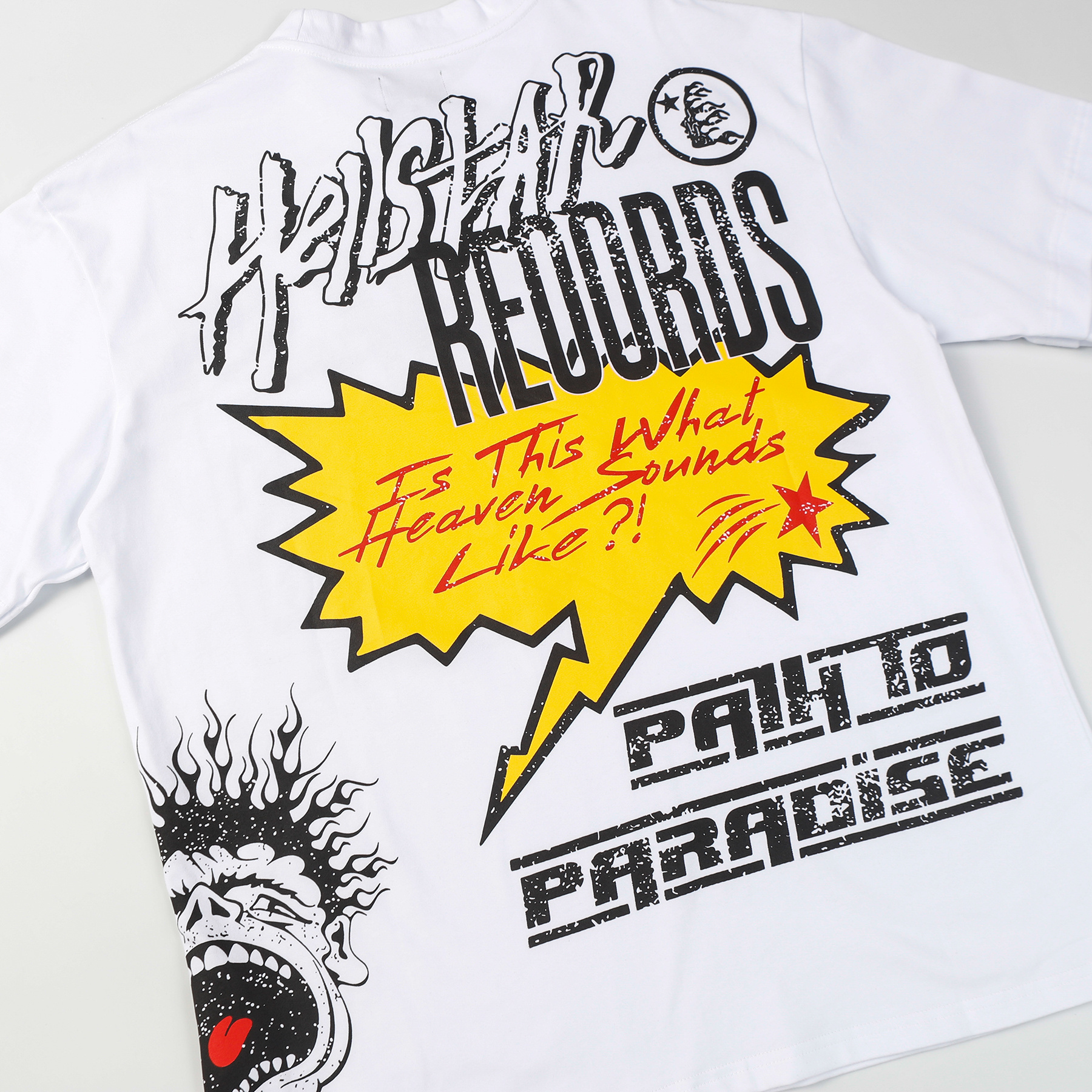 Hellstar Silent Ride Long-Sleeve T-Shirt D3230 Black/White