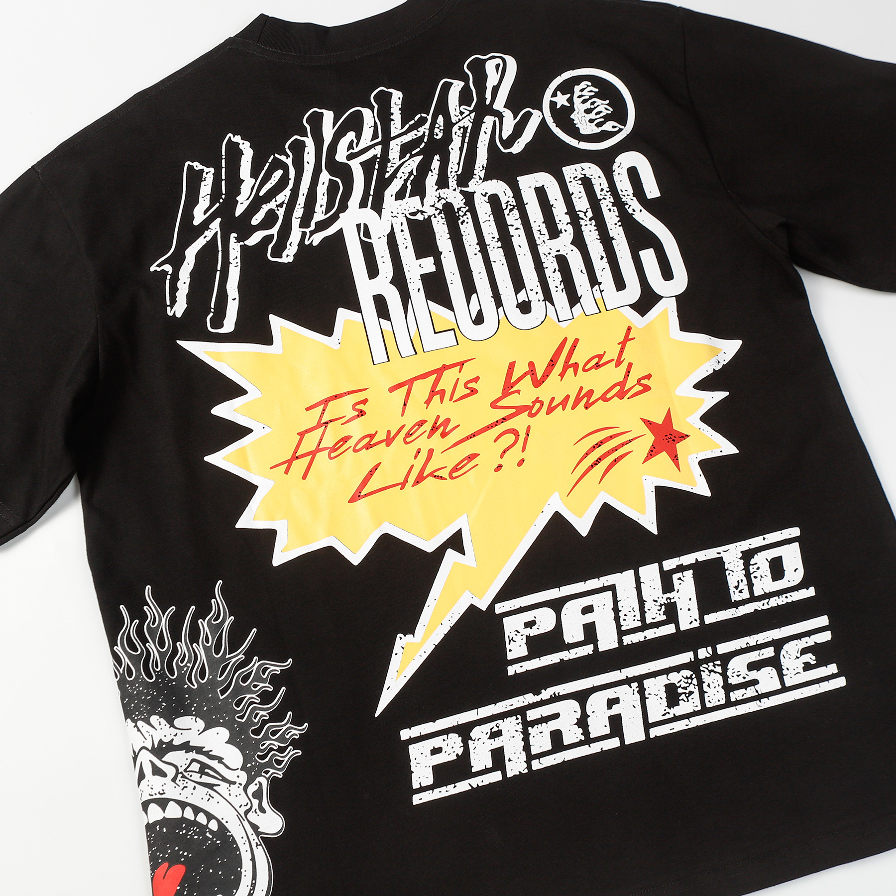 Hellstar Silent Ride Long-Sleeve T-Shirt D3230 Black/White