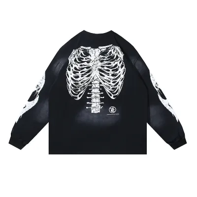 Hellstar Skeleton Long-Sleeve T-Shirt #699 Black 02