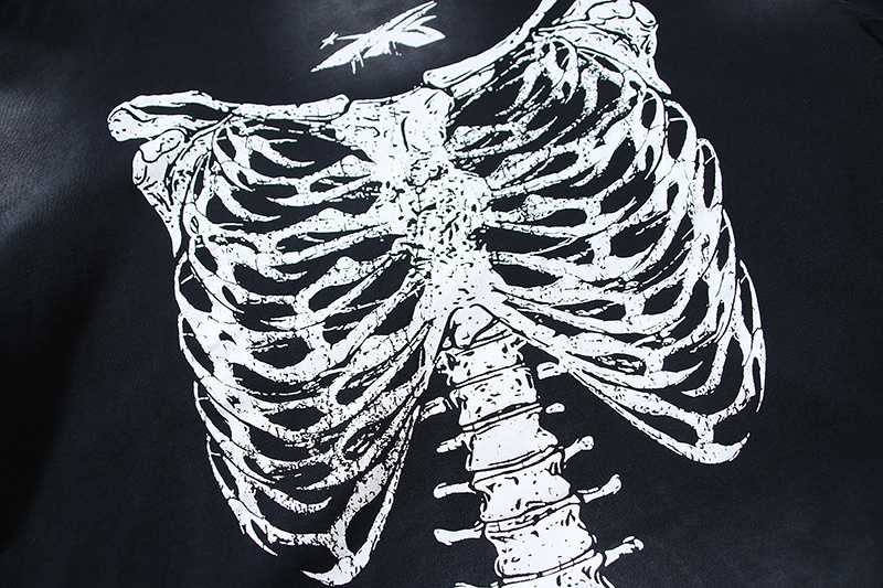 Hellstar Skeleton Long-Sleeve T-Shirt #699 Black