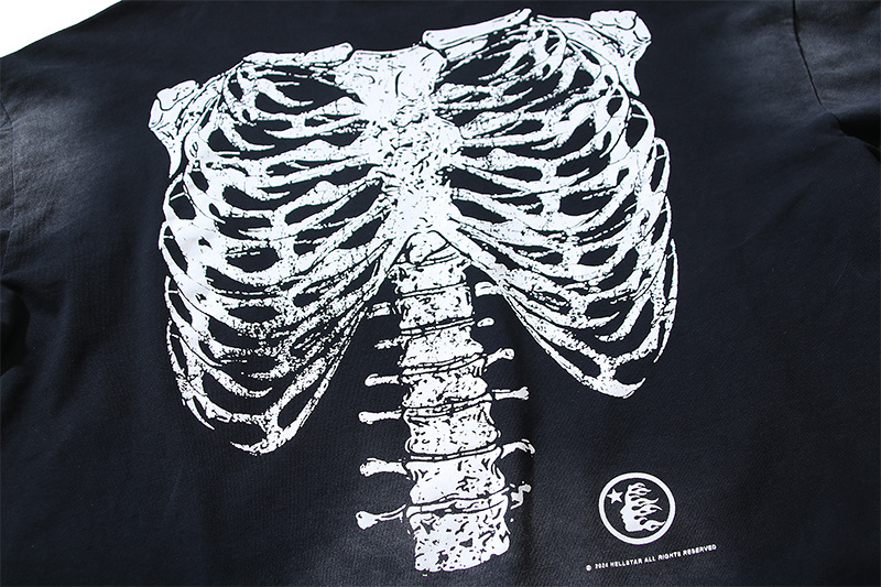 Hellstar Skeleton Long-Sleeve T-Shirt #699 Black