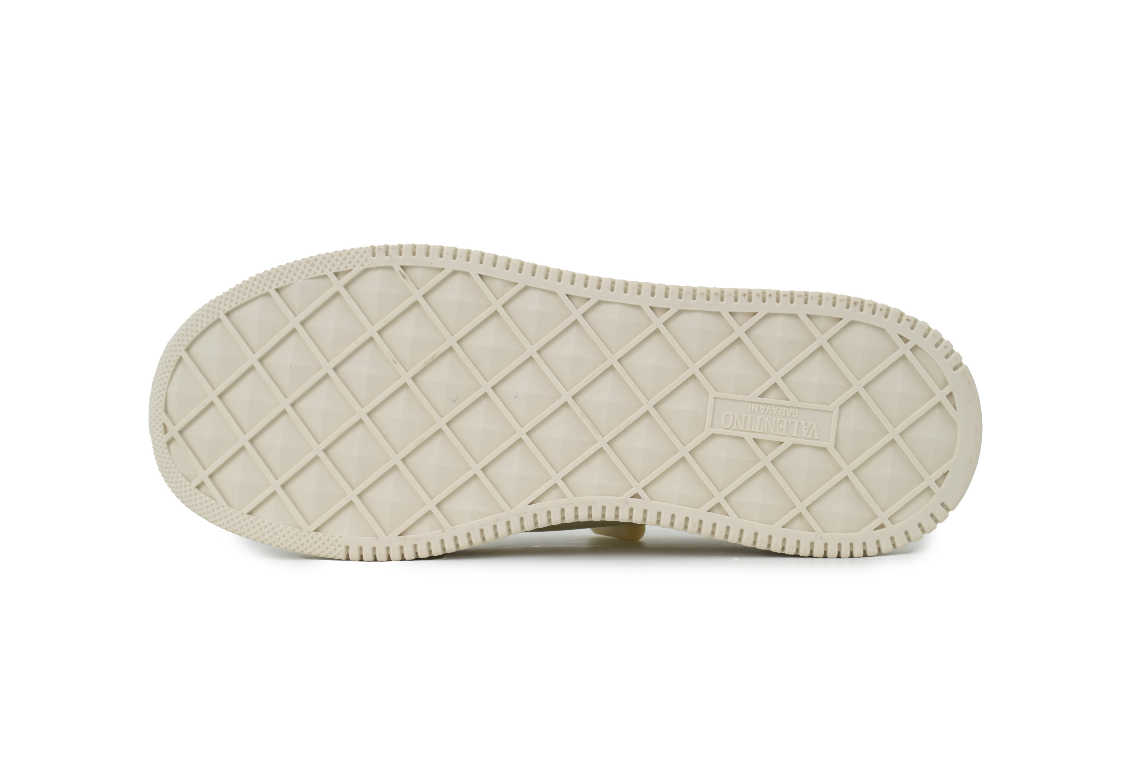 Valentino Garavani Low Top Chunky Sneakers Leather Beige