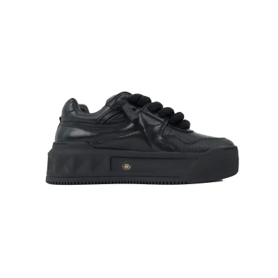 Valentino Garavani Low Top Chunky Sneakers Leather Black 02