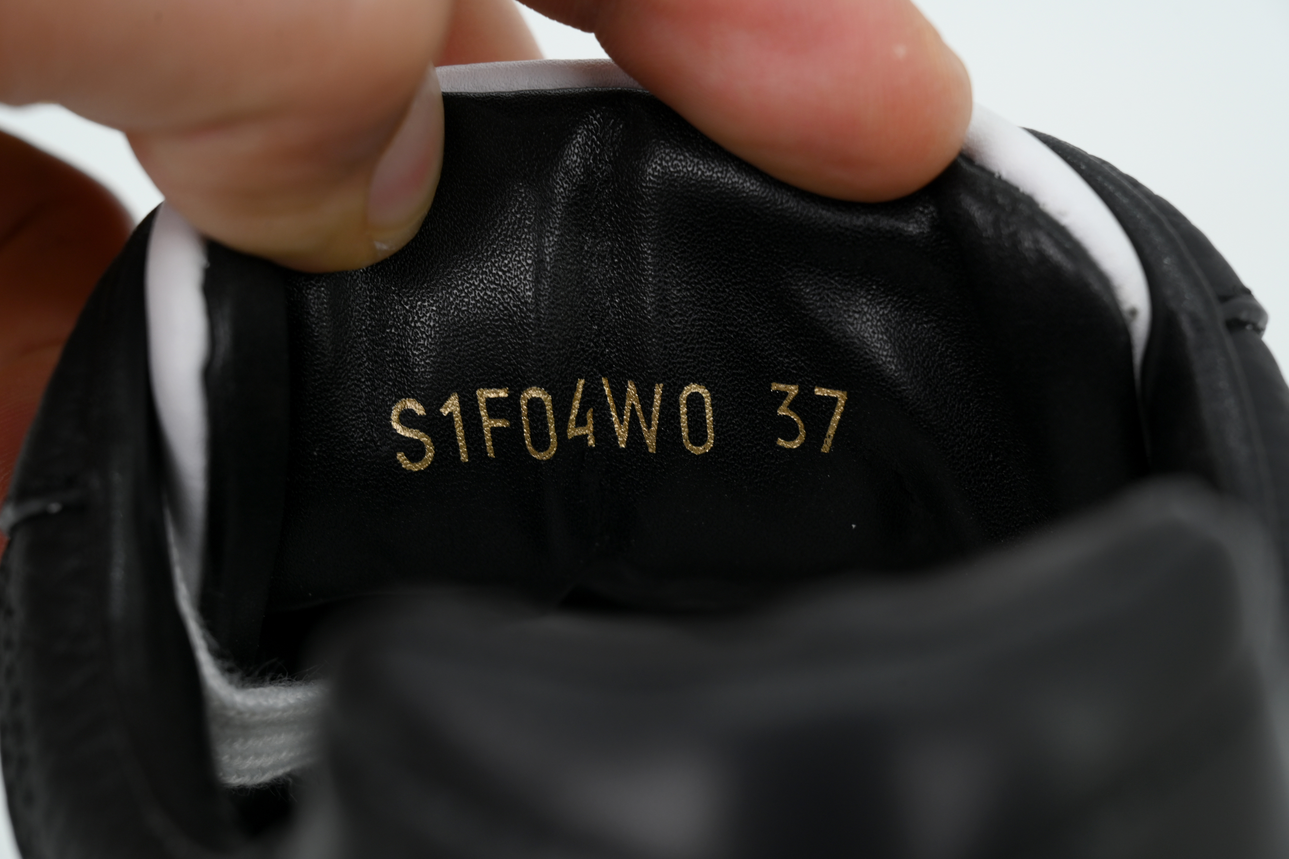 Valentino Garavani Low Top Chunky Sneakers Leather Black White