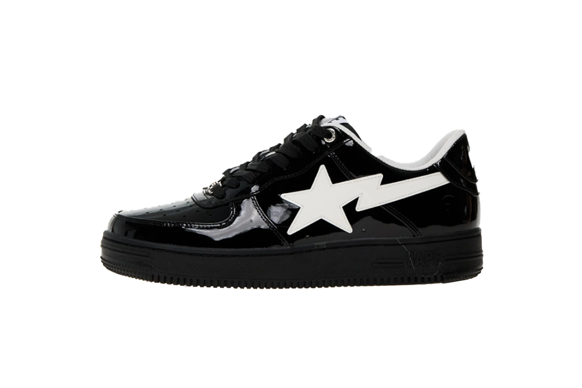 A Bathing Ape Bape Sta™ #2 star low-tops sneakers Black