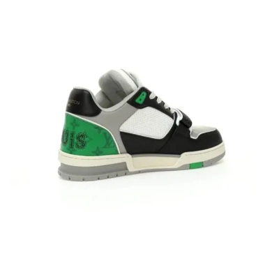 Louis Vuitton Trainer Black / Green / Grey 02
