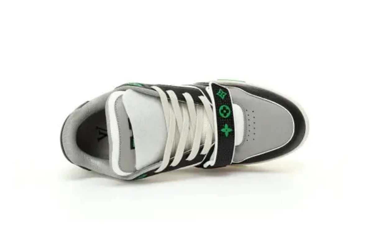 Louis Vuitton Trainer Black / Green / Grey