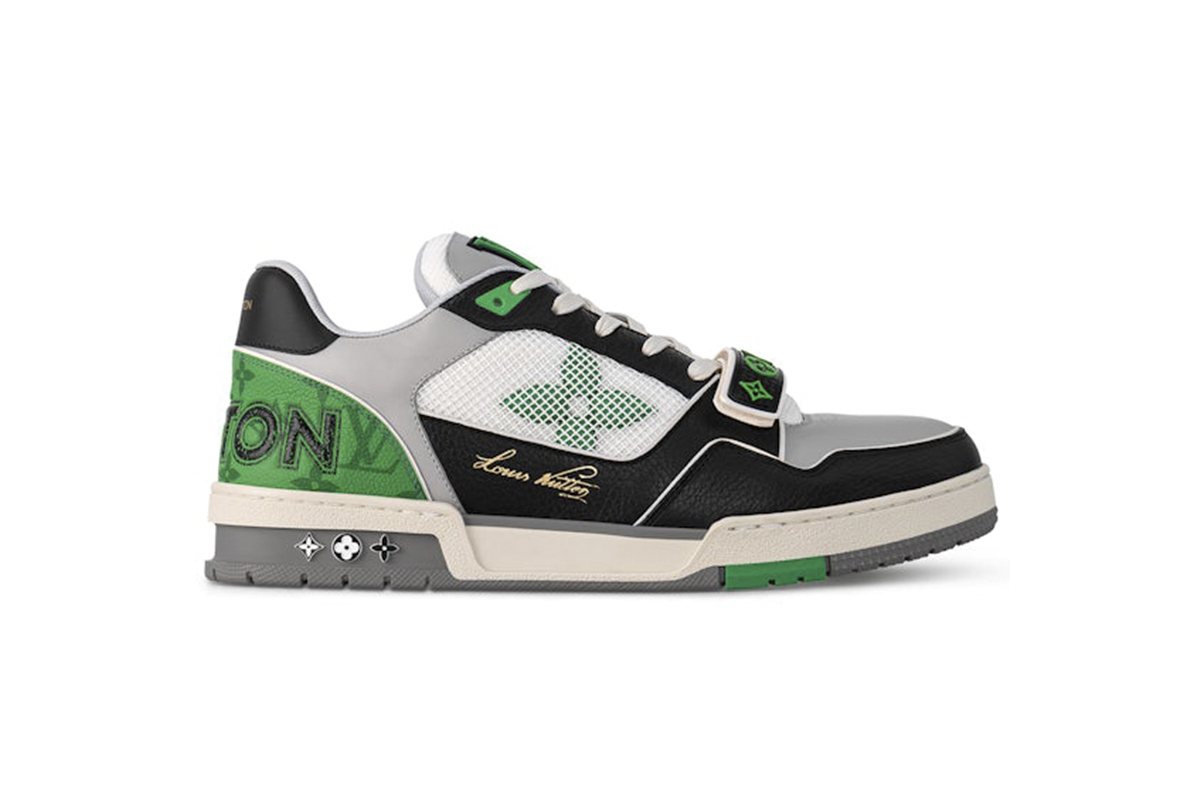 Louis Vuitton Trainer Black / Green / Grey