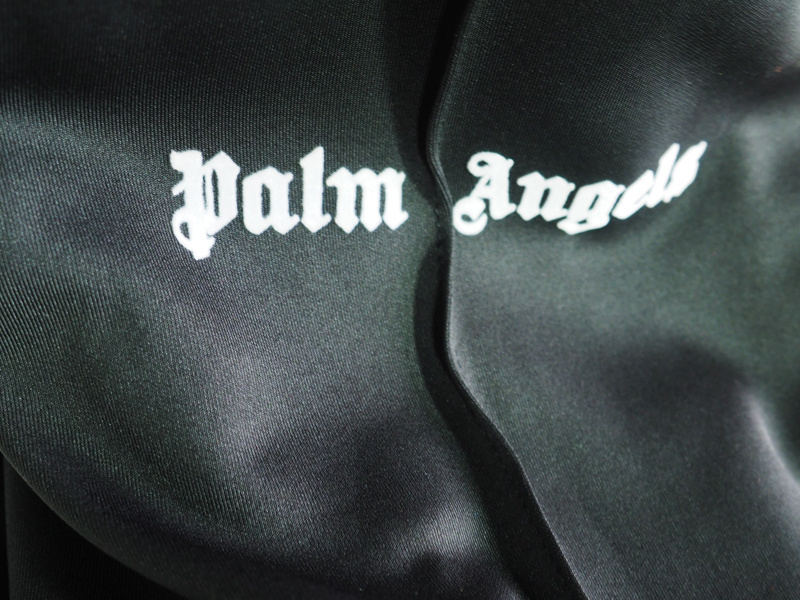 Palm Angels Zip-Up Striped Rainbow Classic Track Jacket & Pants Set Black