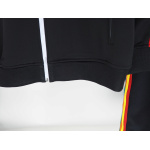 Palm Angels Zip-Up Striped Rainbow Classic Track Jacket & Pants Set Black
