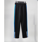 Palm Angels Zip-Up Striped Rainbow Classic Track Jacket & Pants Set Black