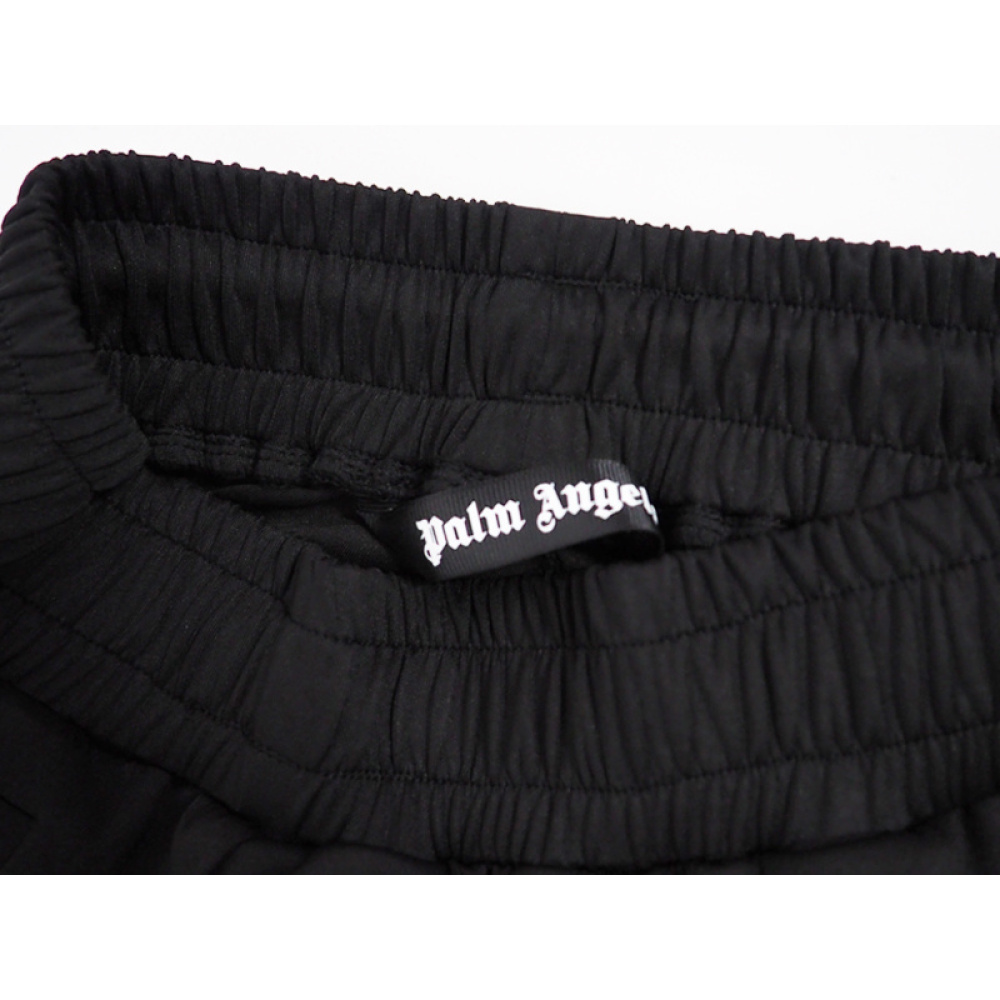 Palm Angels Zip-Up Striped Rainbow Classic Track Jacket & Pants Set Black