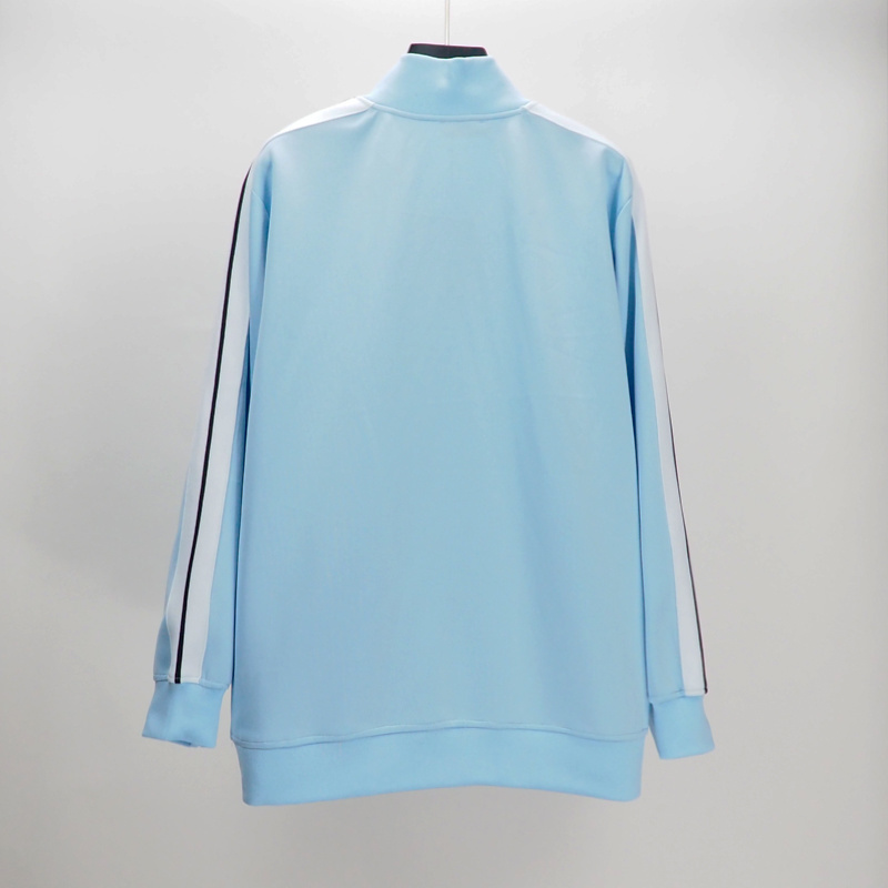 Palm Angels Zip-Up Classic Track Jacket & Pants Set Sky Blue