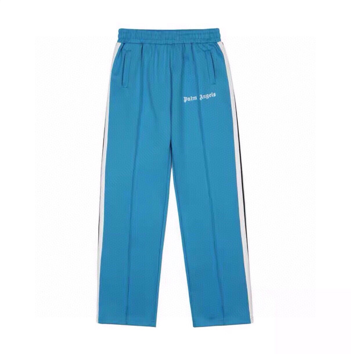 Palm Angels Zip-Up Classic Track Jacket & Pants Set Lake Blue