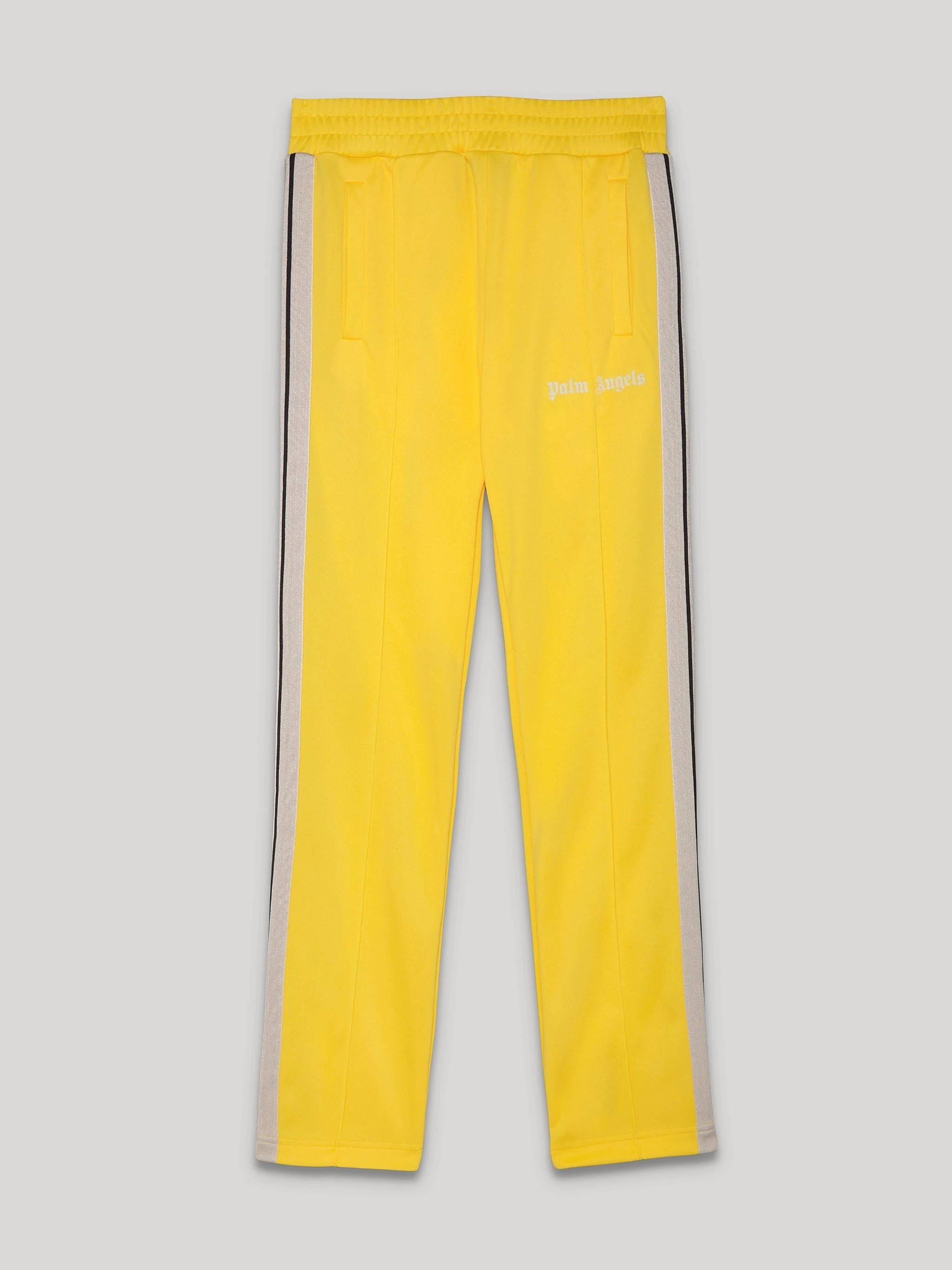 Palm Angels Zip-Up Classic Track Jacket & Pants Set Yellow