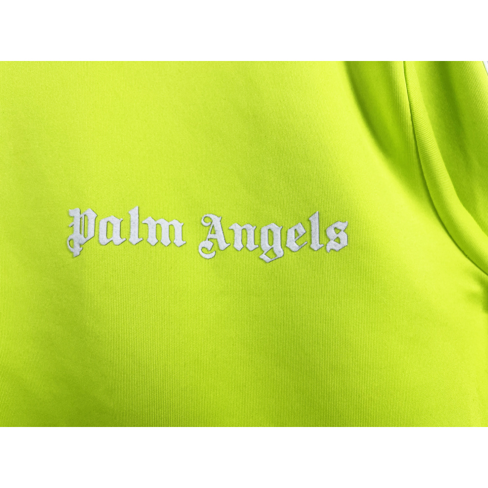 Palm Angels Zip-Up Classic Track Jacket & Pants Set Fluorescent Yellow