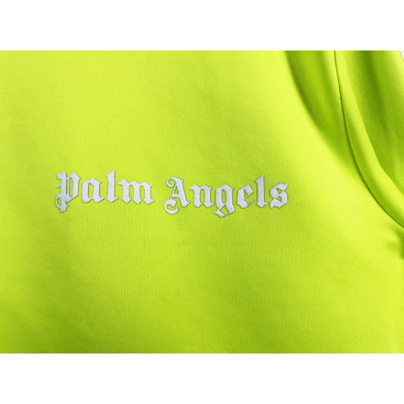 Palm Angels Zip-Up Classic Track Jacket & Pants Set Fluorescent Yellow