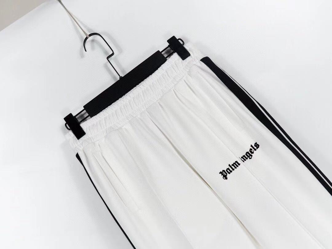 Palm Angels Zip-Up Classic Track Jacket & Pants Set White
