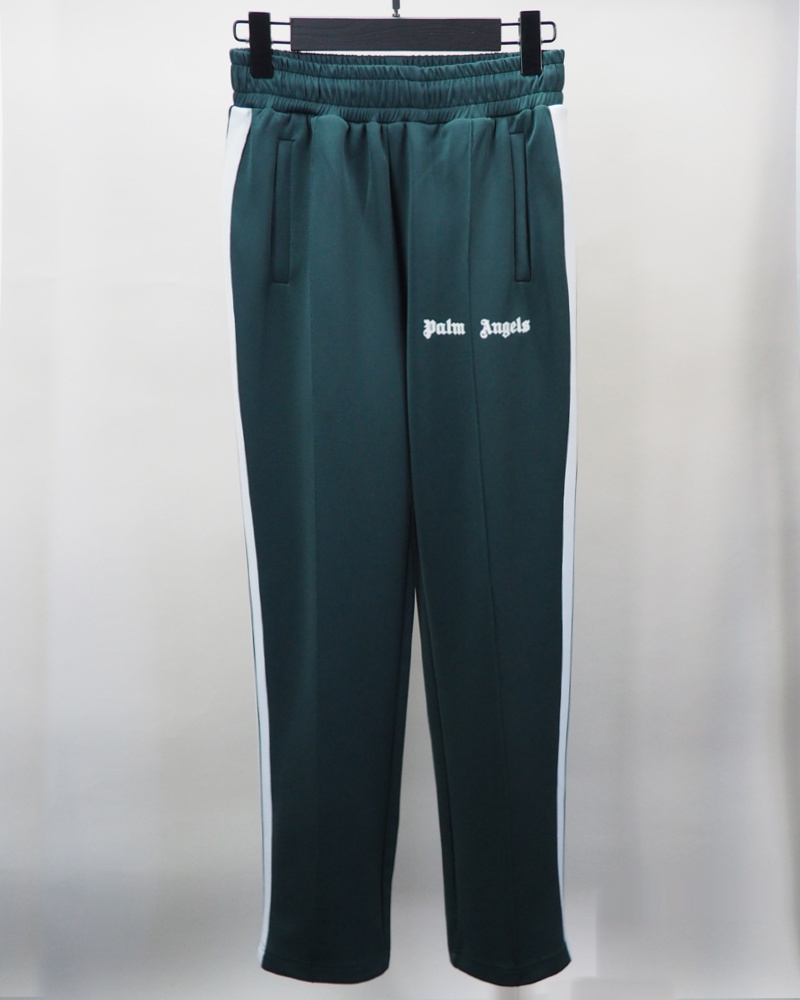 Palm Angels Zip-Up Classic Track Jacket & Pants Set Dark Green