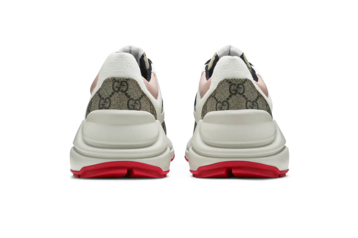 Gucci Wmns GG Rhyton 'Beige White Pink' 620185 99WF0 4371