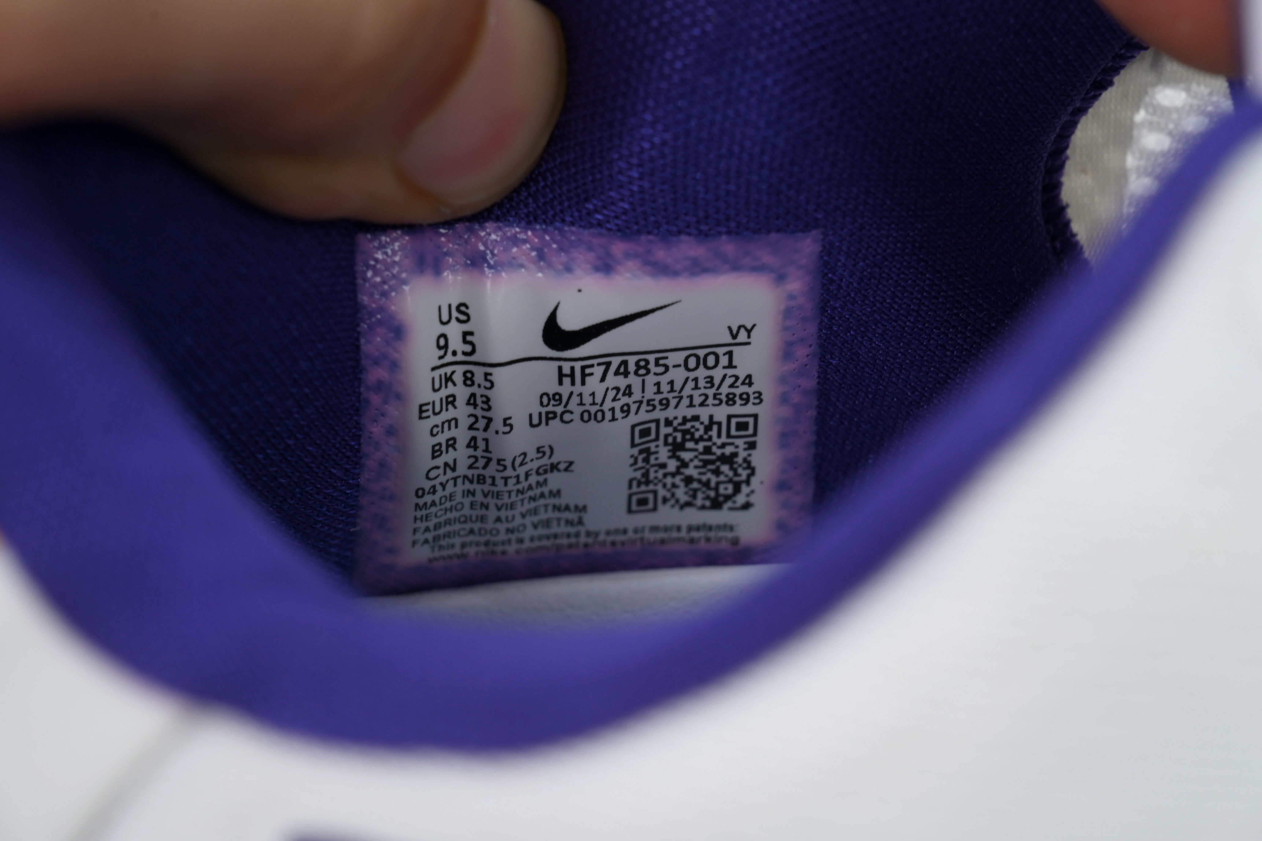 Nike Kobe 8 Protro 'Duke Home' PE HF7485-001