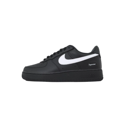 Nike Supreme x Air Force 1 Low 'Box Logo - Black White' CU9225-002 01