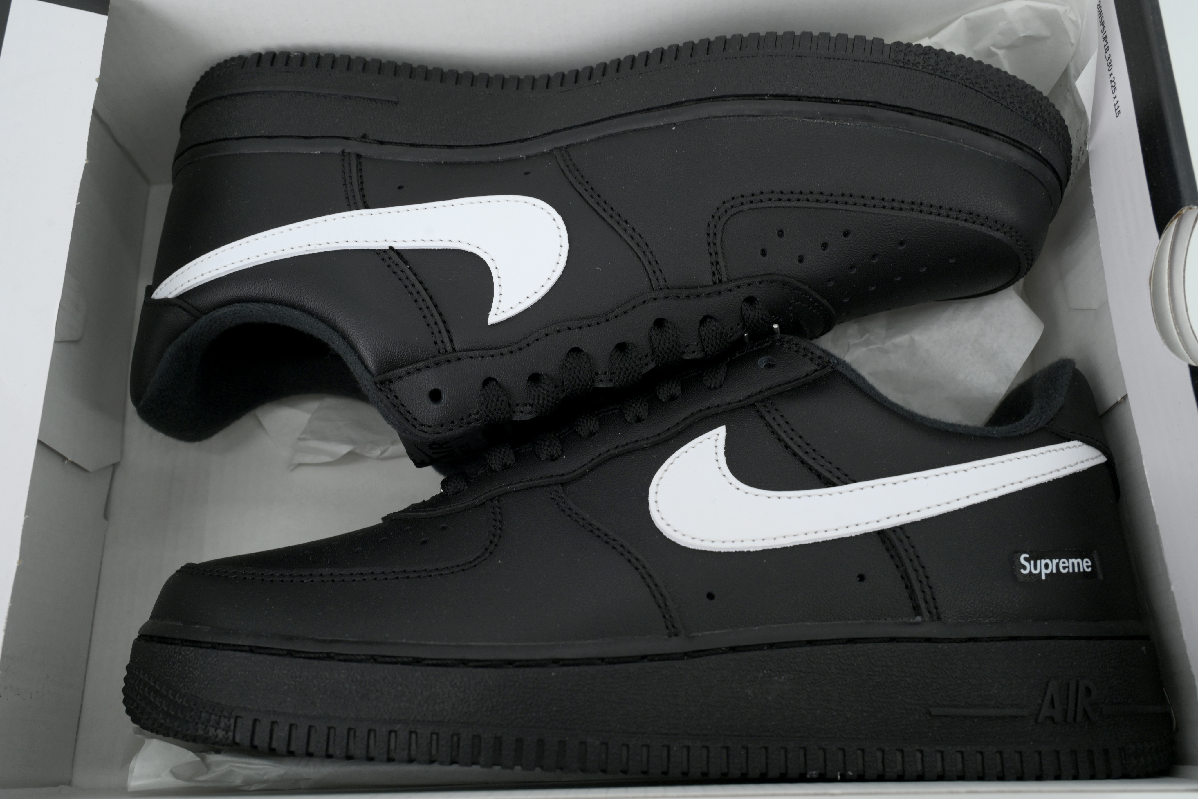 Nike Supreme x Air Force 1 Low 'Box Logo - Black White' CU9225-002