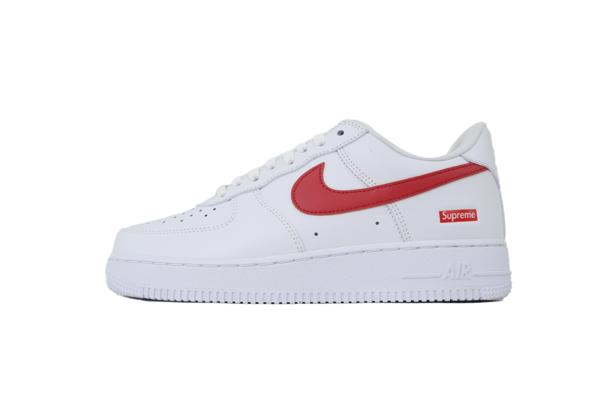 Nike Supreme x Air Force 1 Low'Box Logo-Speed Red'Shanghai Exclusive CU9225-101