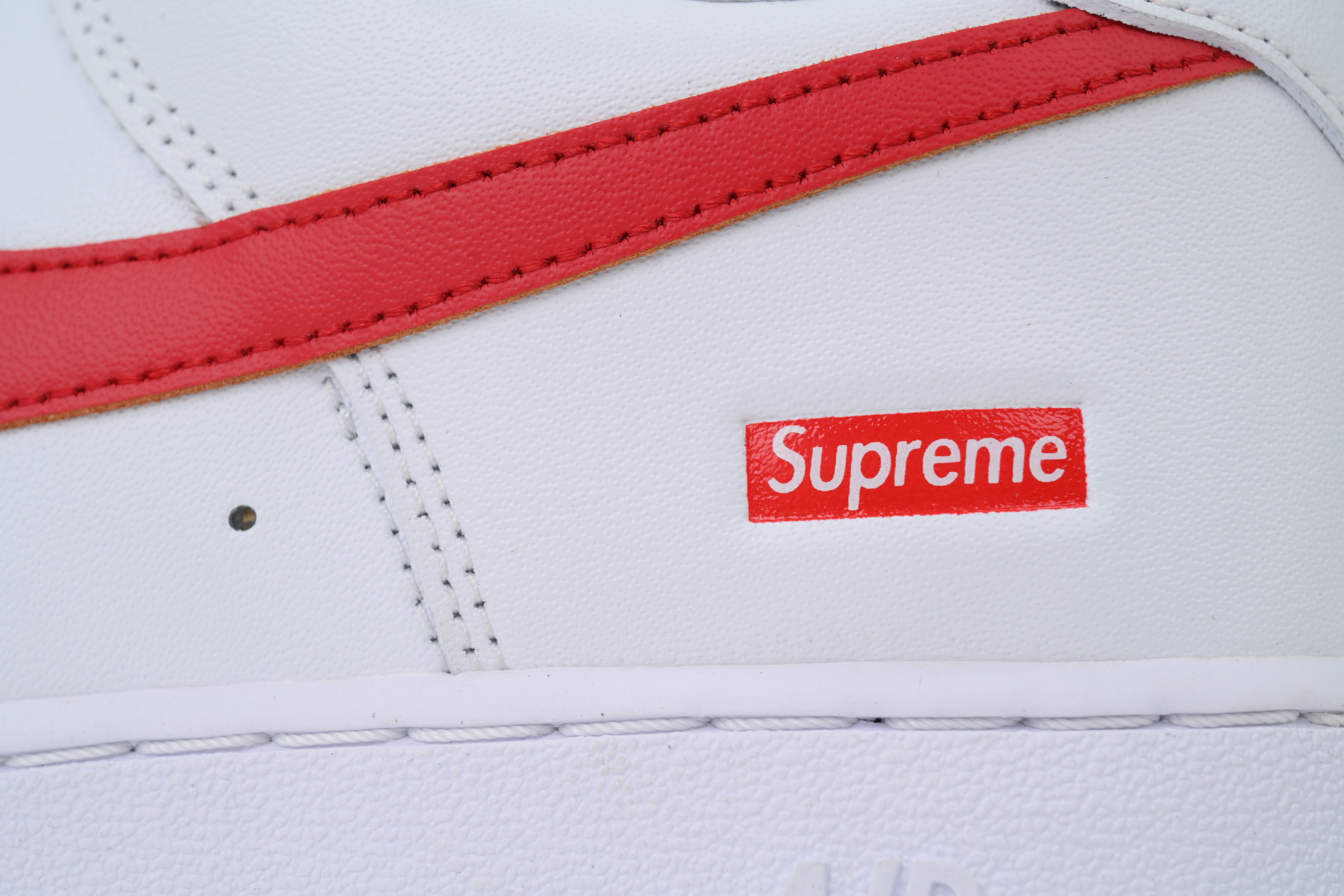 Nike Supreme x Air Force 1 Low'Box Logo-Speed Red'Shanghai Exclusive CU9225-101