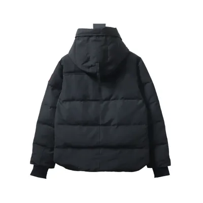 Canada Goose MacMillan Parka Black Down Jacket With Red Label 02