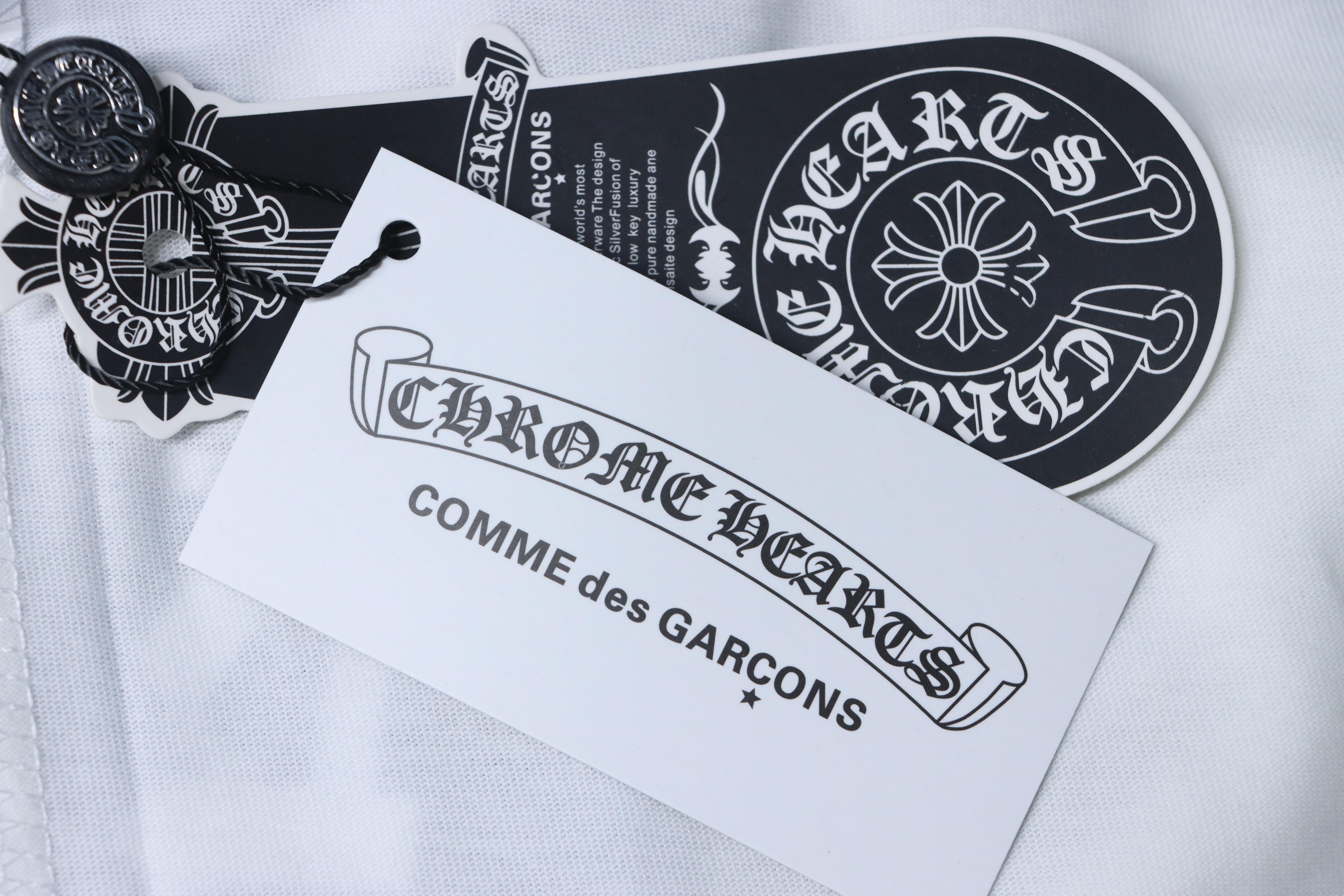 Chrome Hearts CH Baseball Shirt White/Blue