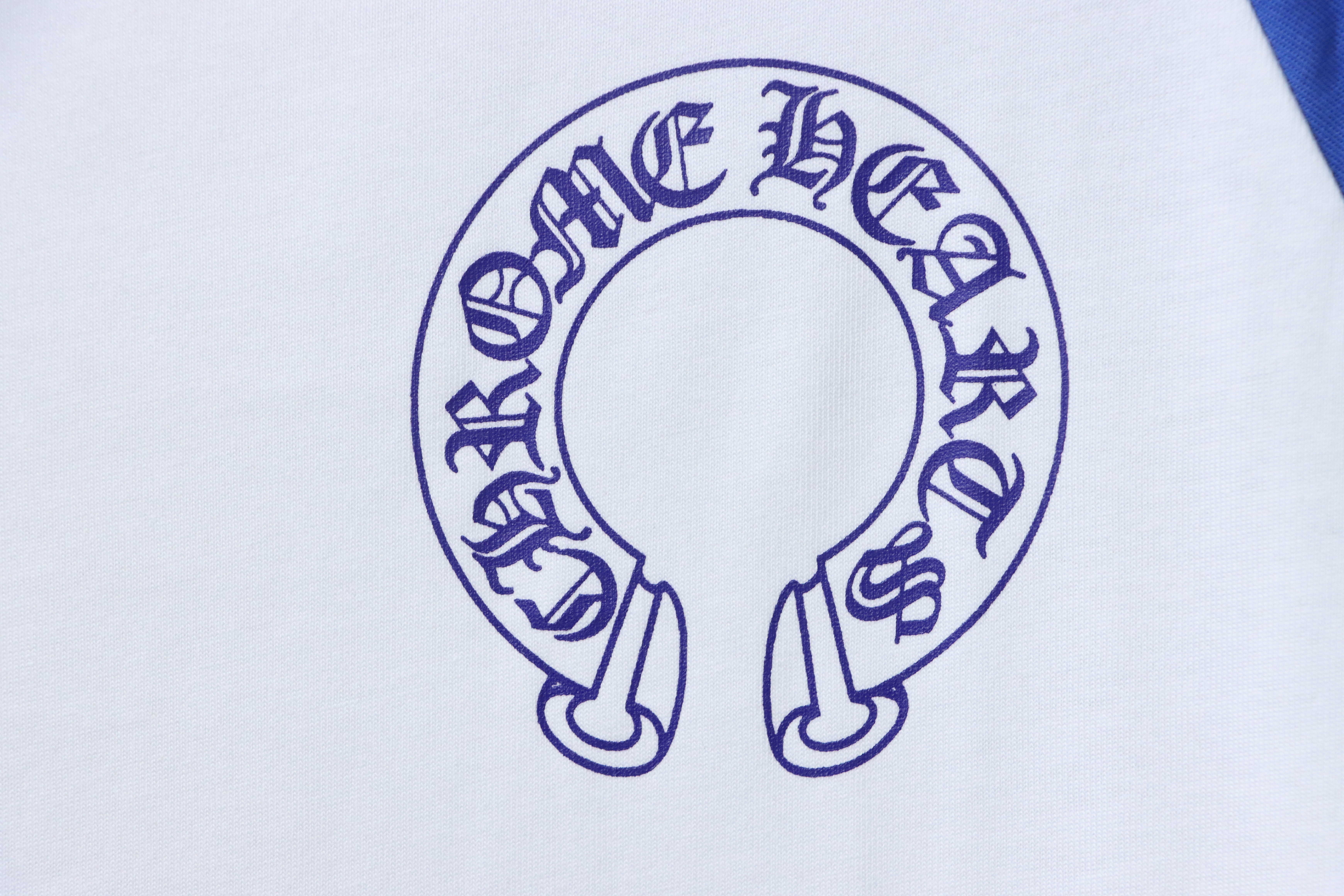 Chrome Hearts CH Baseball Shirt White/Blue